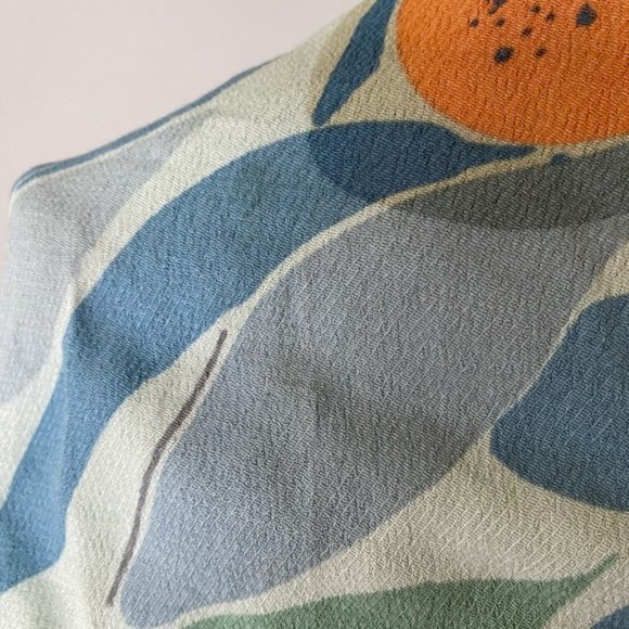 WHITE Stuff peach retro boho design short sleeve top - Picture 3 of 10